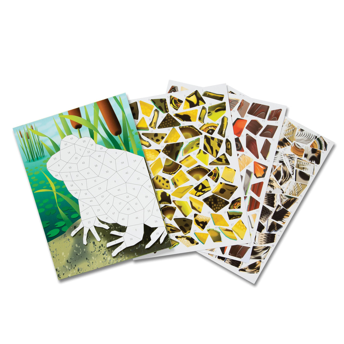 Educational Mosaic Sticker Pad - Nature