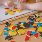 Educational Wooden Magnetic Pattern Block Kit