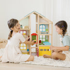 Educational Wooden Hi-Rise Dollhouse