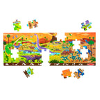 Educational Land of Dinosaurs Floor Puzzle - 48 Pieces