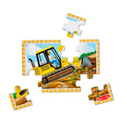 Educational Wooden Jigsaw Puzzles in a Box - Construction