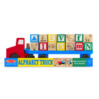 Educational Alphabet Blocks Wooden Truck