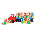 Educational Alphabet Blocks Wooden Truck
