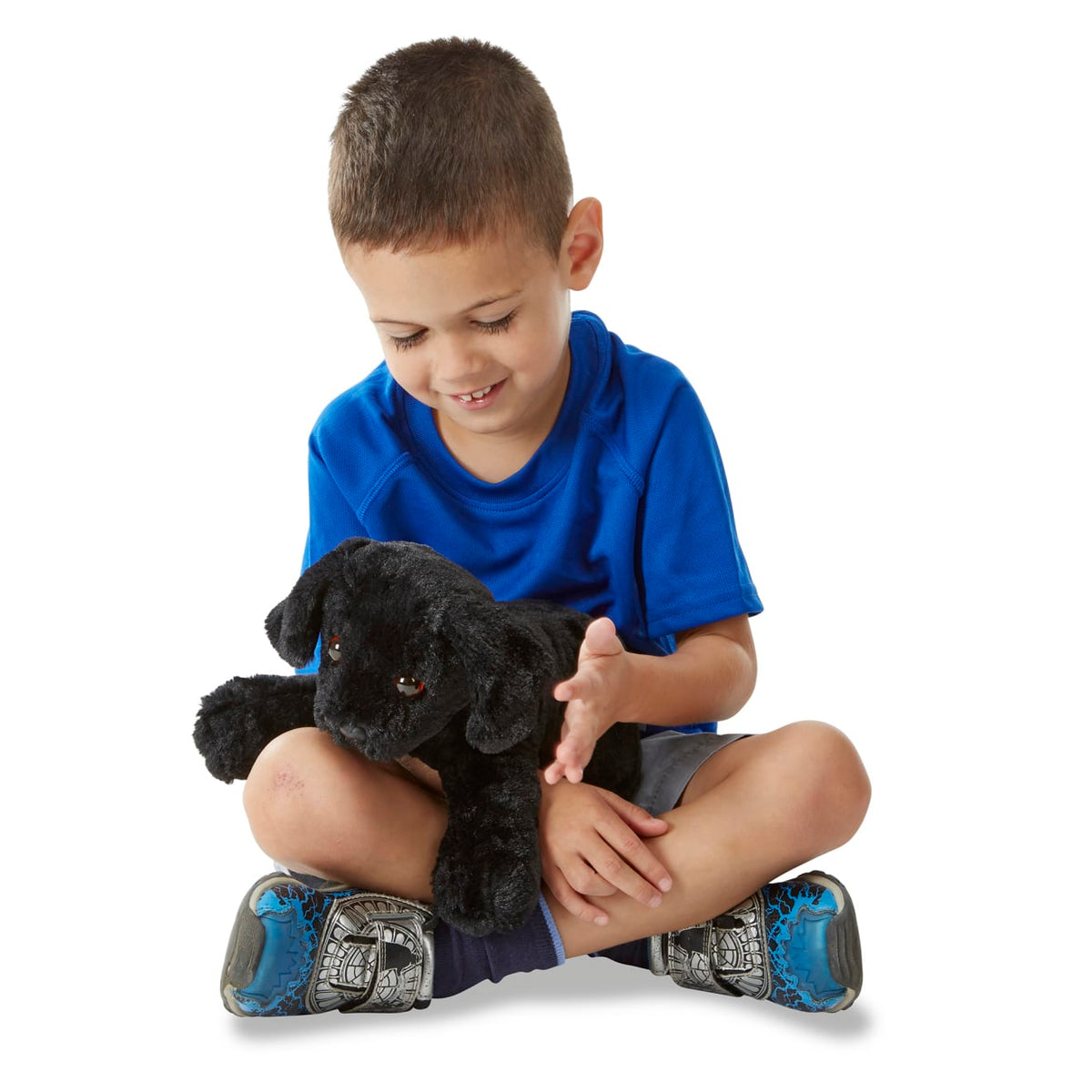 Educational Benson Black Lab Puppy Dog Stuffed Animal