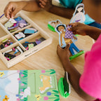 Educational Best Friends Magnetic Dress-Up Play Set