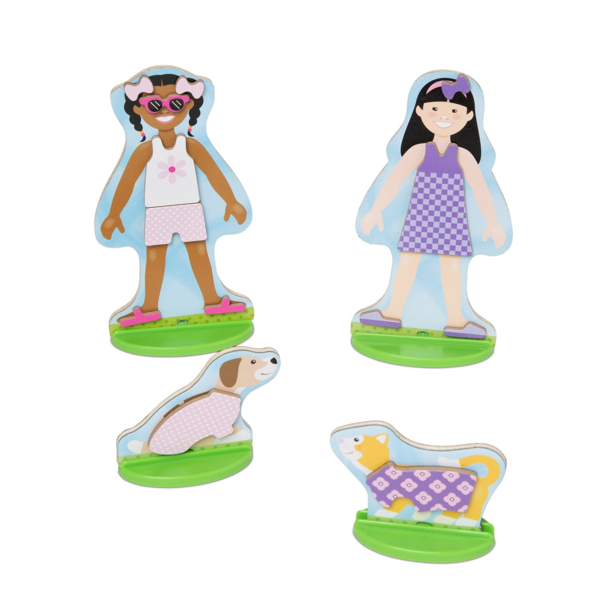 Educational Best Friends Magnetic Dress-Up Play Set