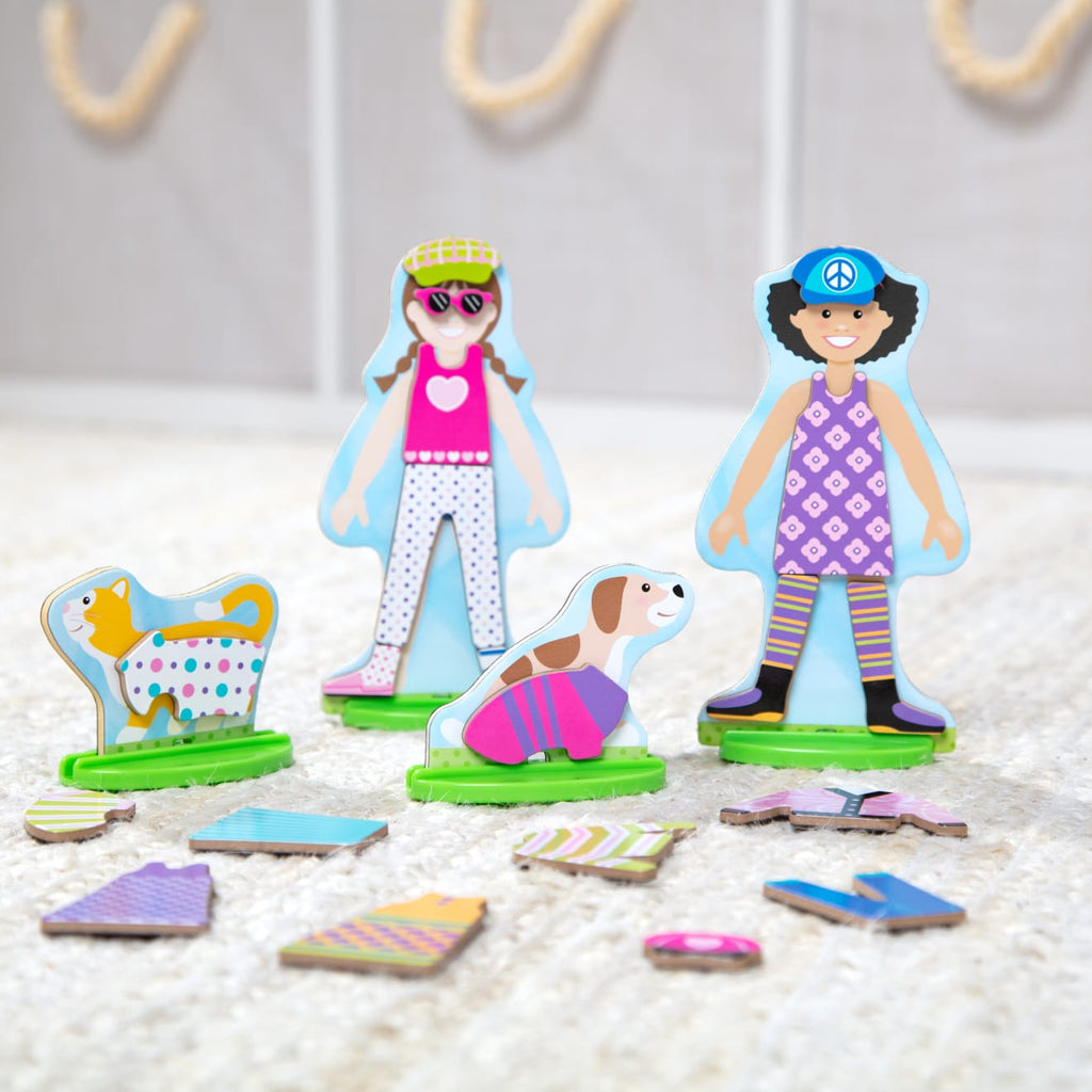 Educational Best Friends Magnetic Dress-Up Play Set