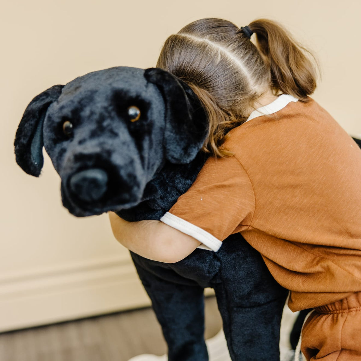Educational Black Lab Giant Stuffed Animal