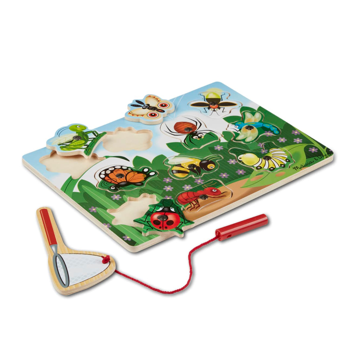 Educational Bug-Catching Magnetic Puzzle Game