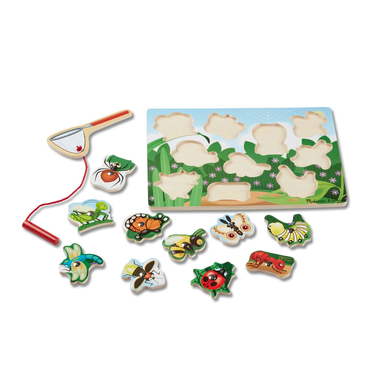 Educational Bug-Catching Magnetic Puzzle Game