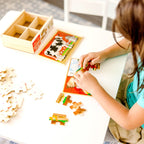Educational Farm Animals Jigsaw Puzzles in a Box