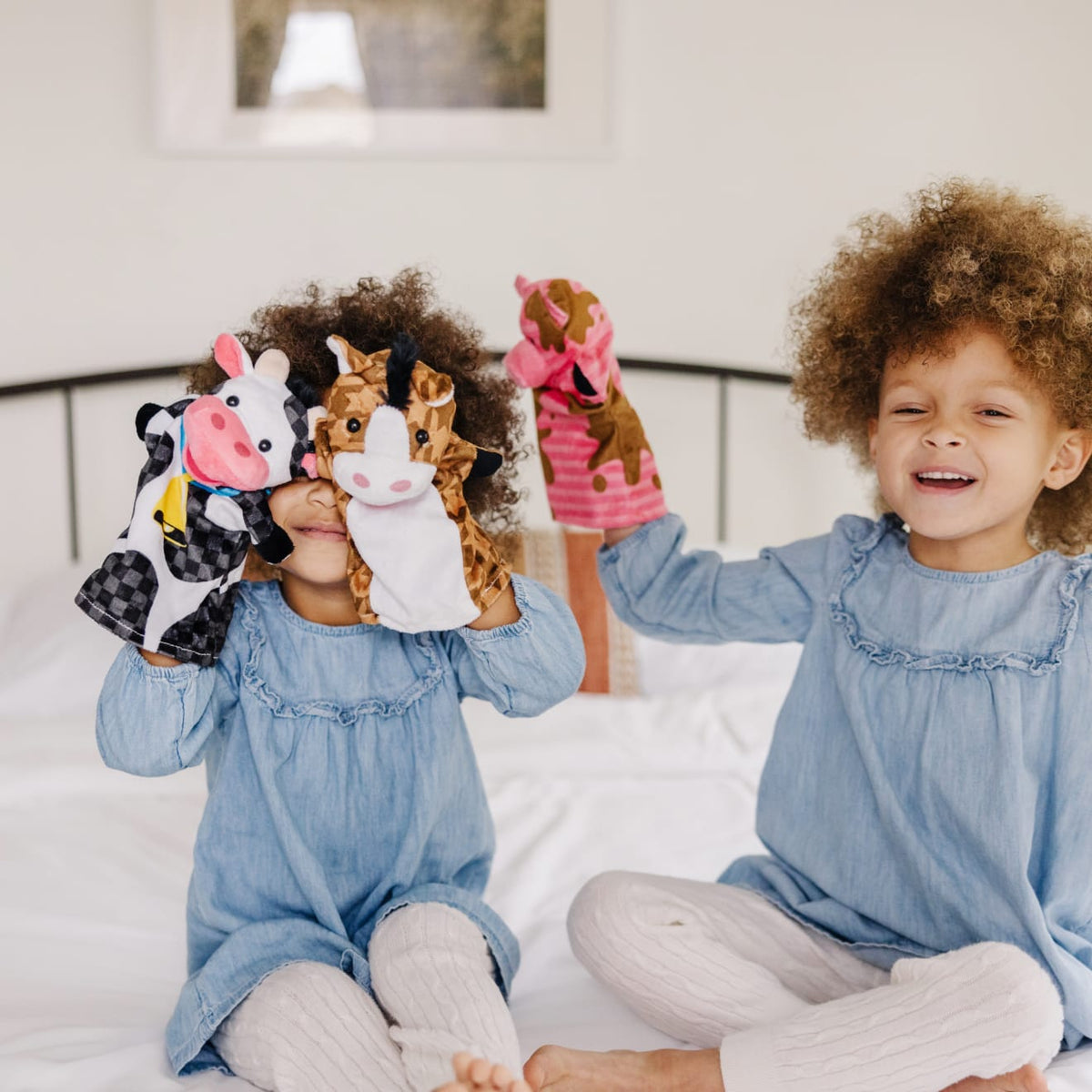 Educational Farm Friends Hand Puppets