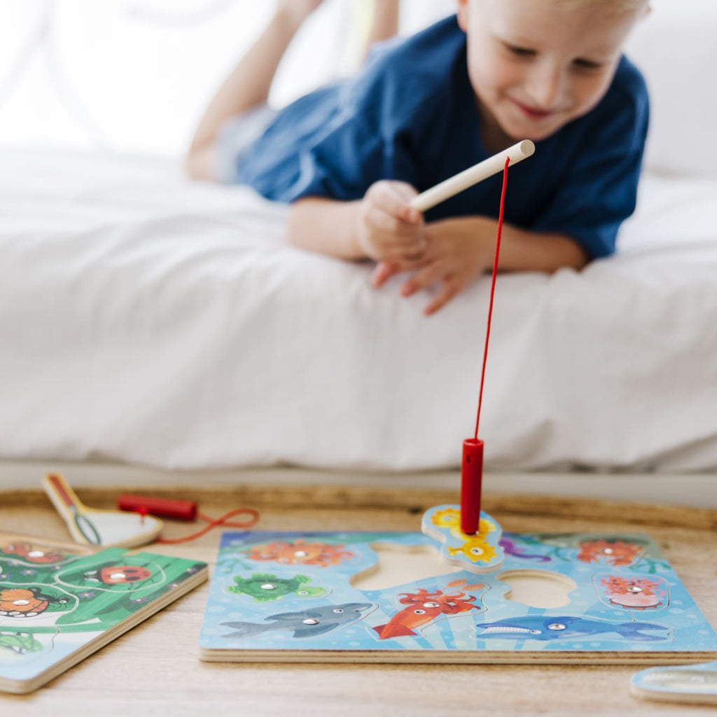 Educational Fishing & Bug Catching Magnetic Game Bundle