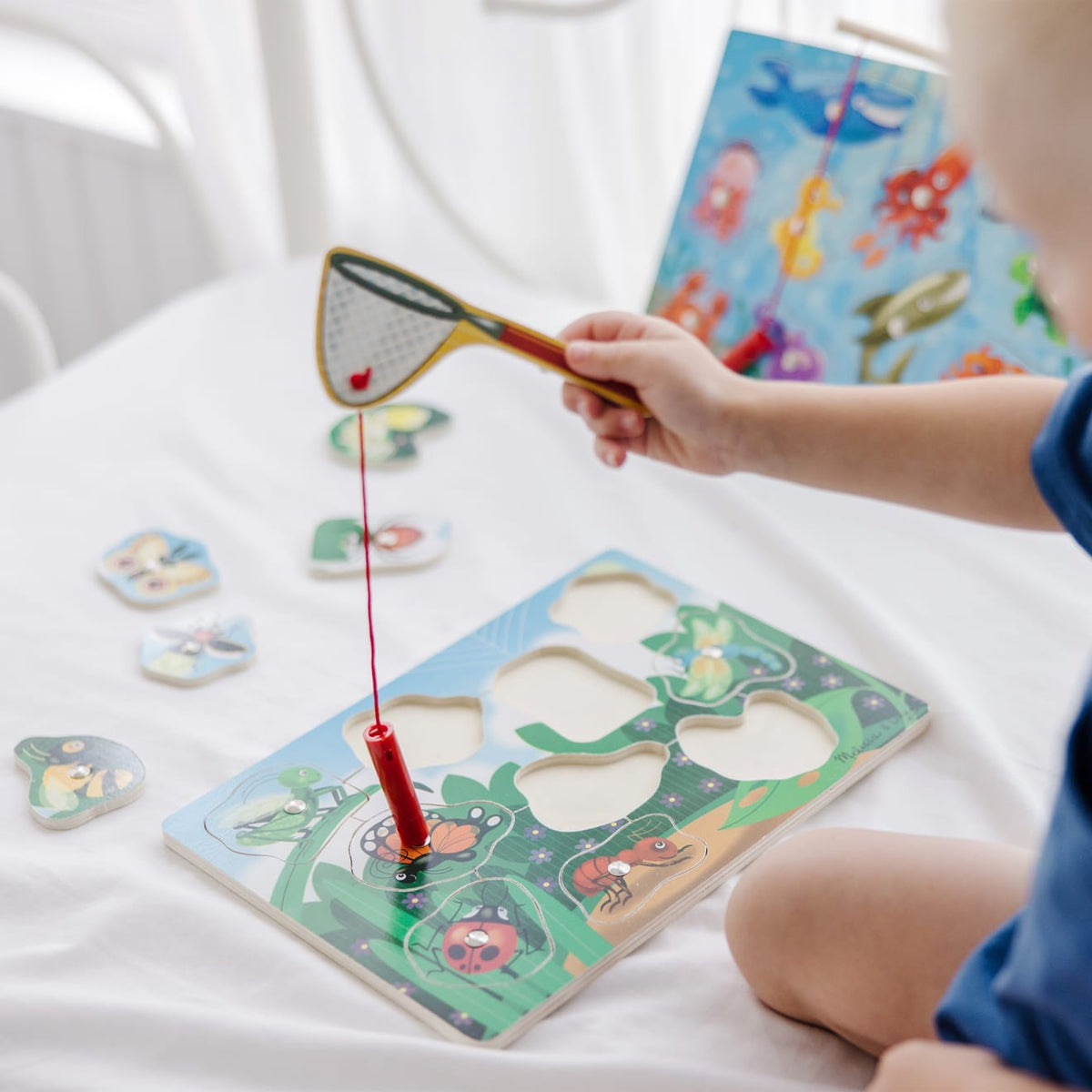 Educational Fishing & Bug Catching Magnetic Game Bundle