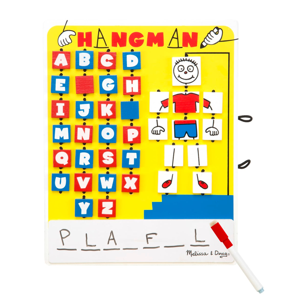 Educational Flip-to-Win Hangman Travel Game
