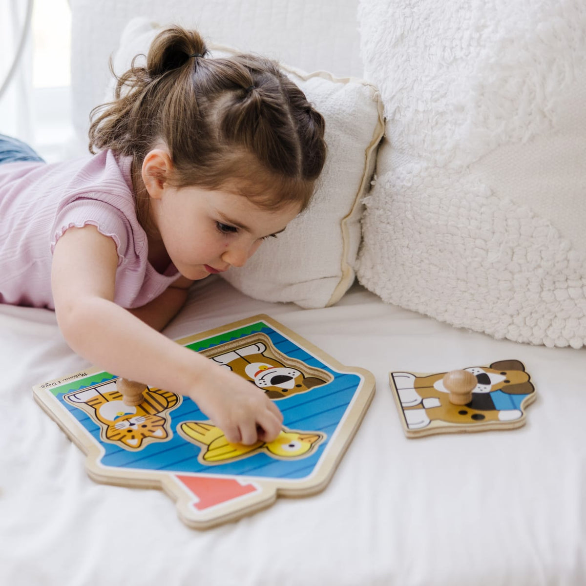 Educational House Pets Jumbo Knob Puzzle - 3 Pieces