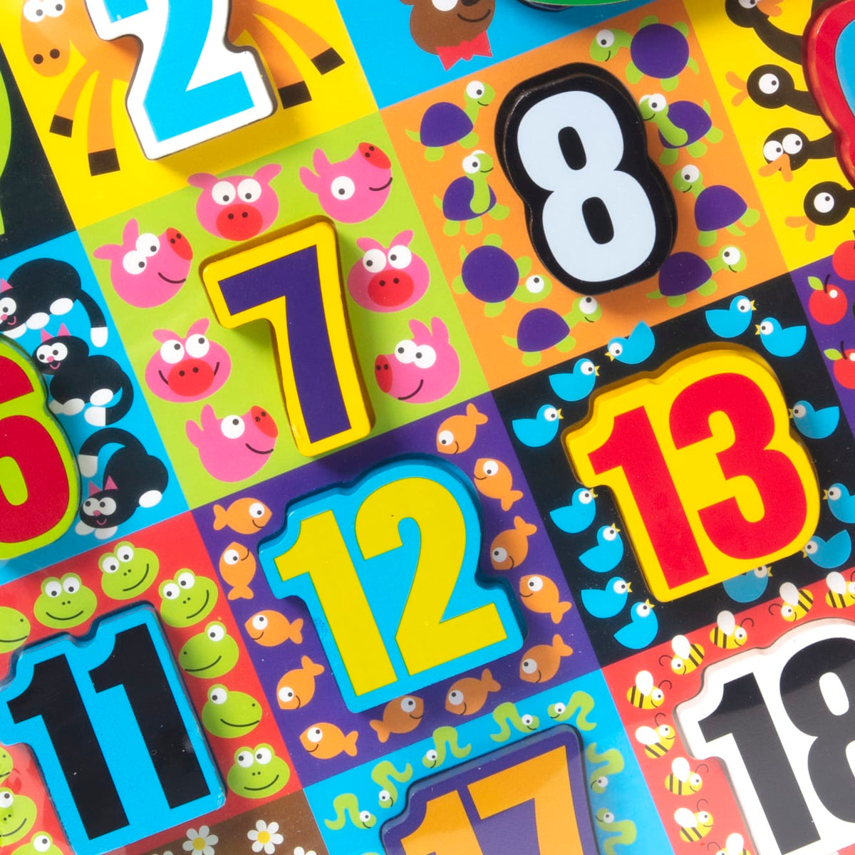 Educational Jumbo Numbers Chunky Puzzle
