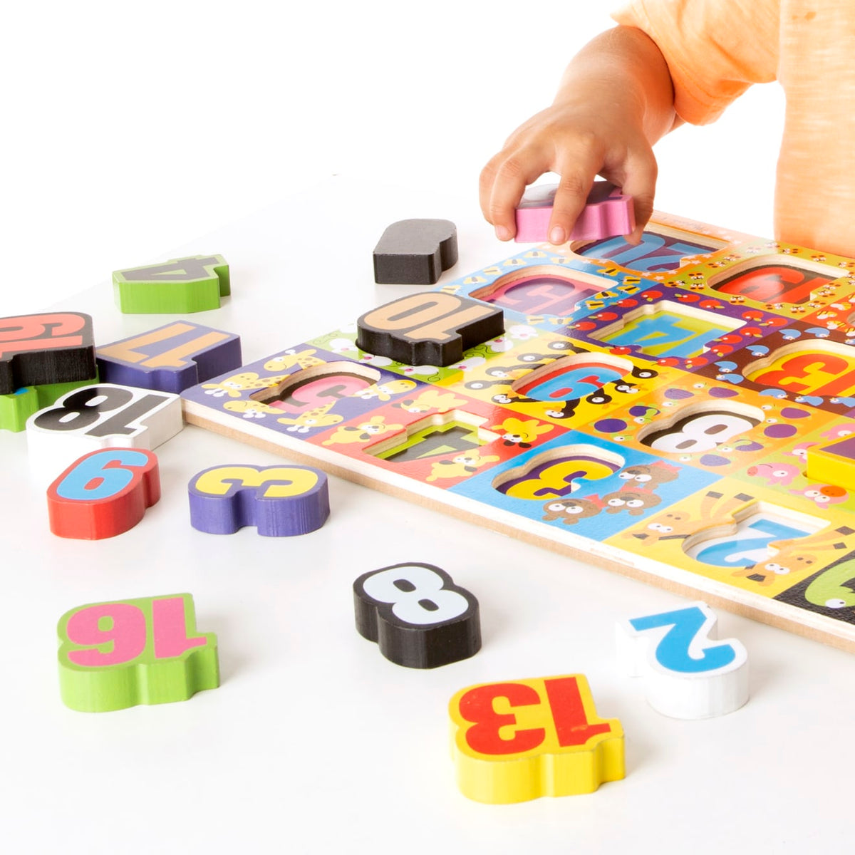 Educational Jumbo Numbers Chunky Puzzle
