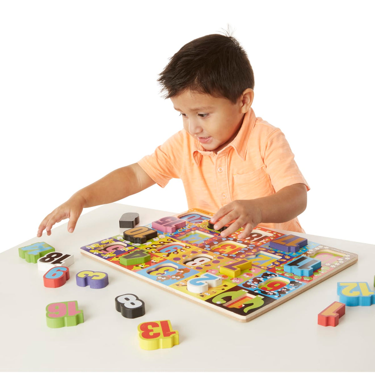 Educational Jumbo Numbers Chunky Puzzle