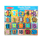 Educational Jumbo Numbers Chunky Puzzle