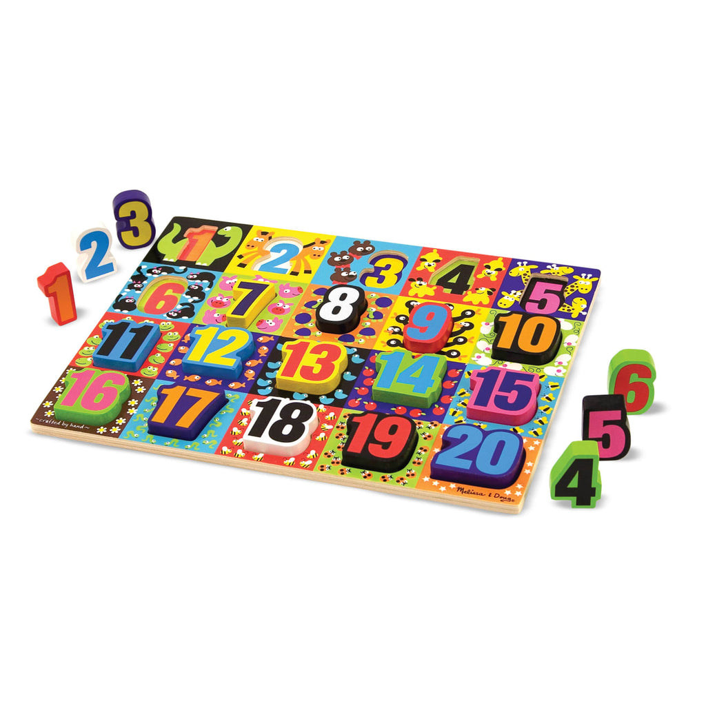 Educational Jumbo Numbers Chunky Puzzle