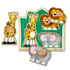 Educational Jungle Friends Jumbo Knob Puzzle - 3 Pieces