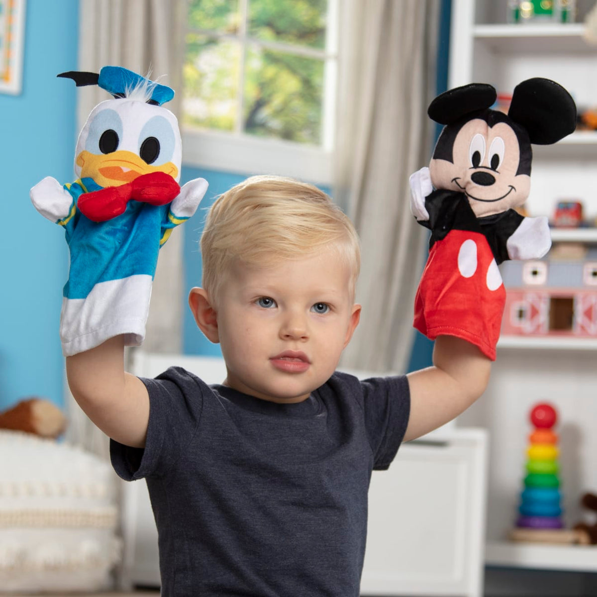 Educational Disney Mickey Mouse & Friends Soft & Cuddly Hand Puppets