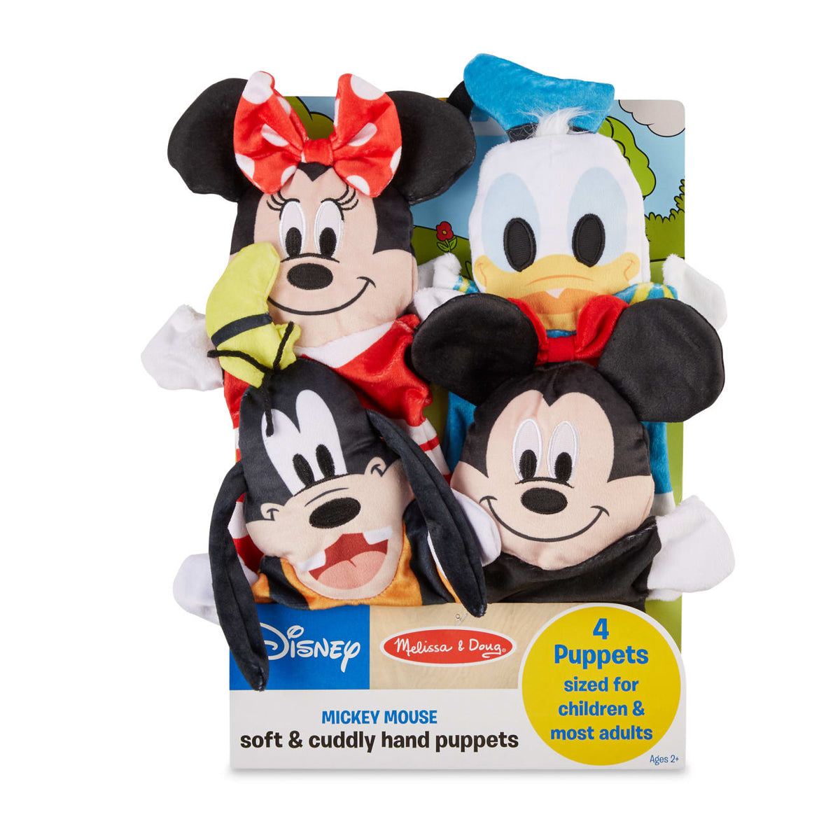 Educational Disney Mickey Mouse & Friends Soft & Cuddly Hand Puppets