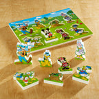 Educational Disney Mickey Mouse Wooden Chunky Puzzle