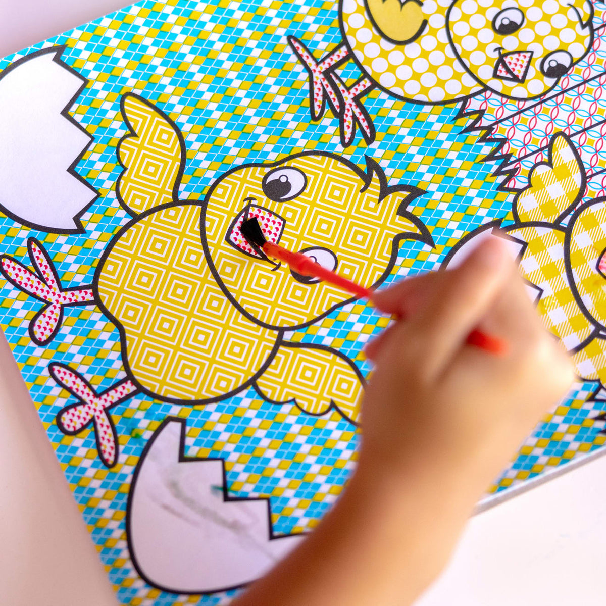 Educational My First Paint With Water Kids Art Pad With Paintbrush - Cheerleaders Flowers Fairies and More