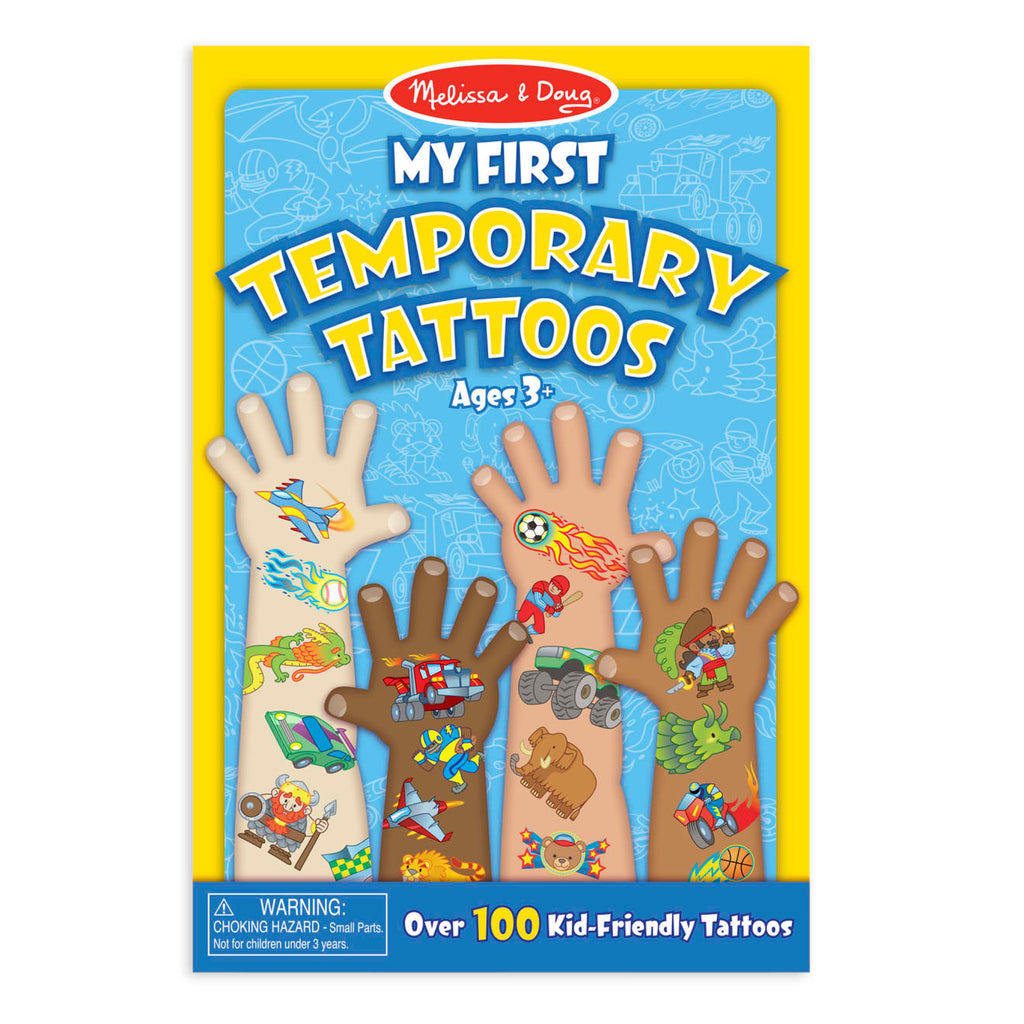 Educational My First Temporary Tattoos 100 Kid-Friendly Tattoos - Adventure Creatures Sports and More