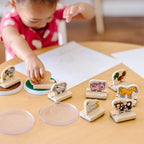 Educational My First Wooden Stamp Set - Farm Animals