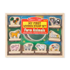 Educational My First Wooden Stamp Set - Farm Animals