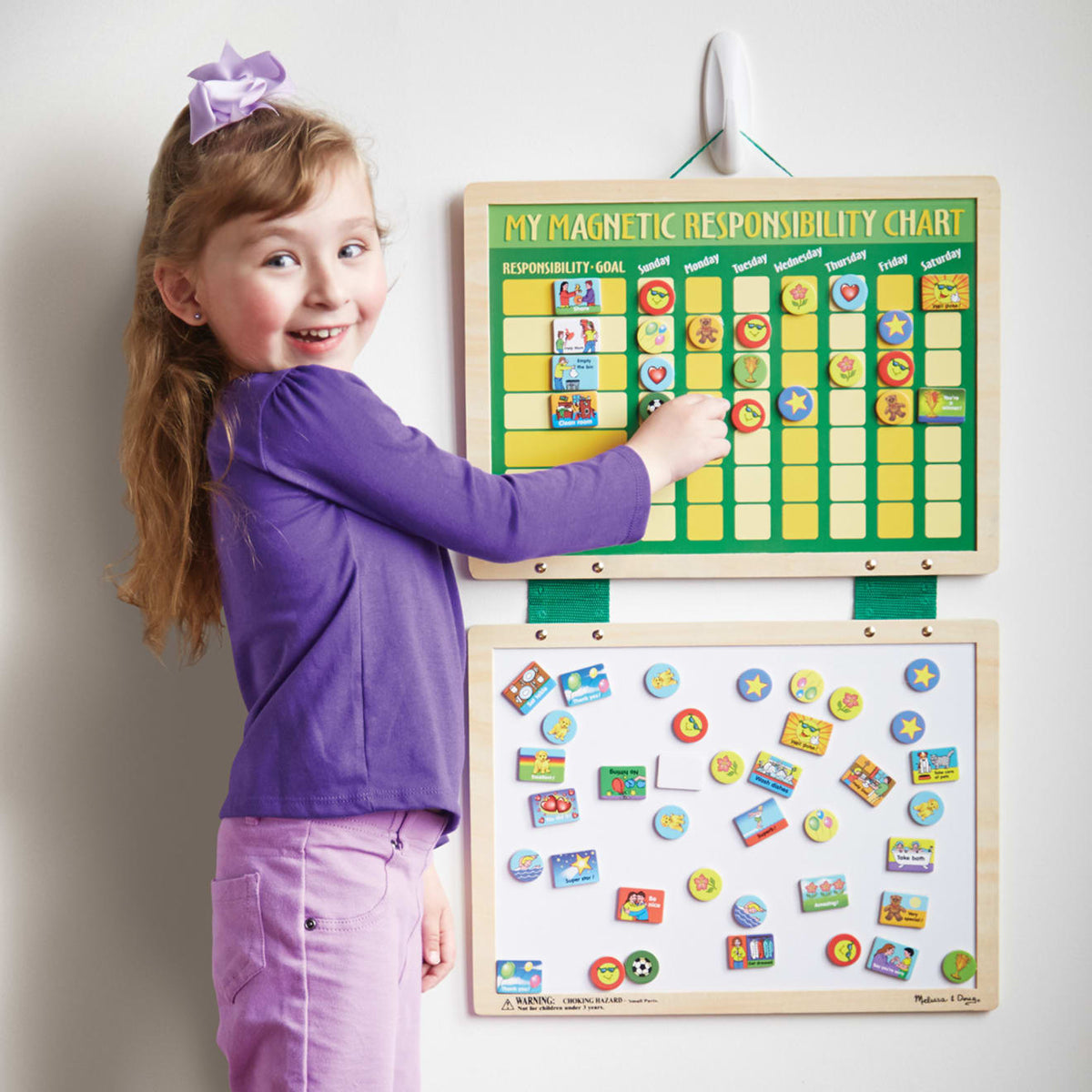 Educational Magnetic Responsibility Chart - Chore Chart