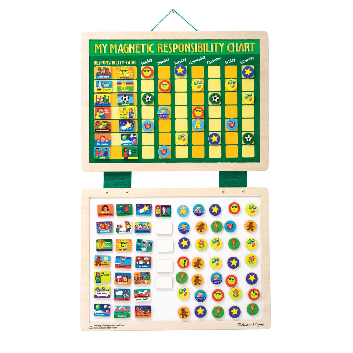Educational Magnetic Responsibility Chart - Chore Chart