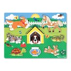 Educational Pets Peg Puzzle - 8 Pieces