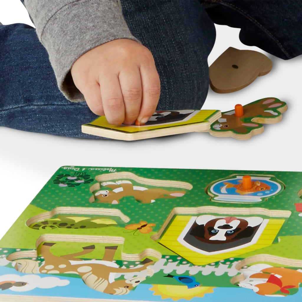Educational Pets Peg Puzzle - 8 Pieces