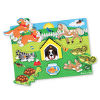 Educational Pets Peg Puzzle - 8 Pieces
