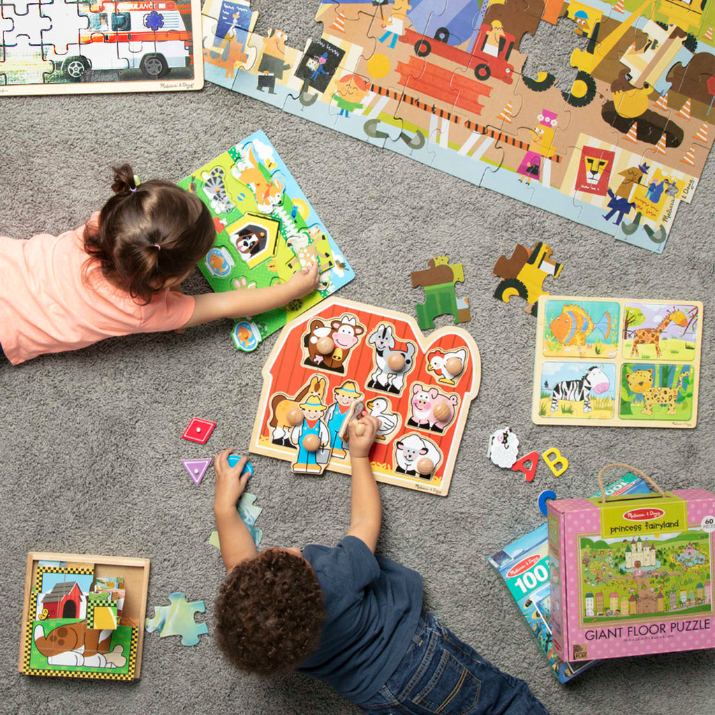 Educational Pets Peg Puzzle - 8 Pieces