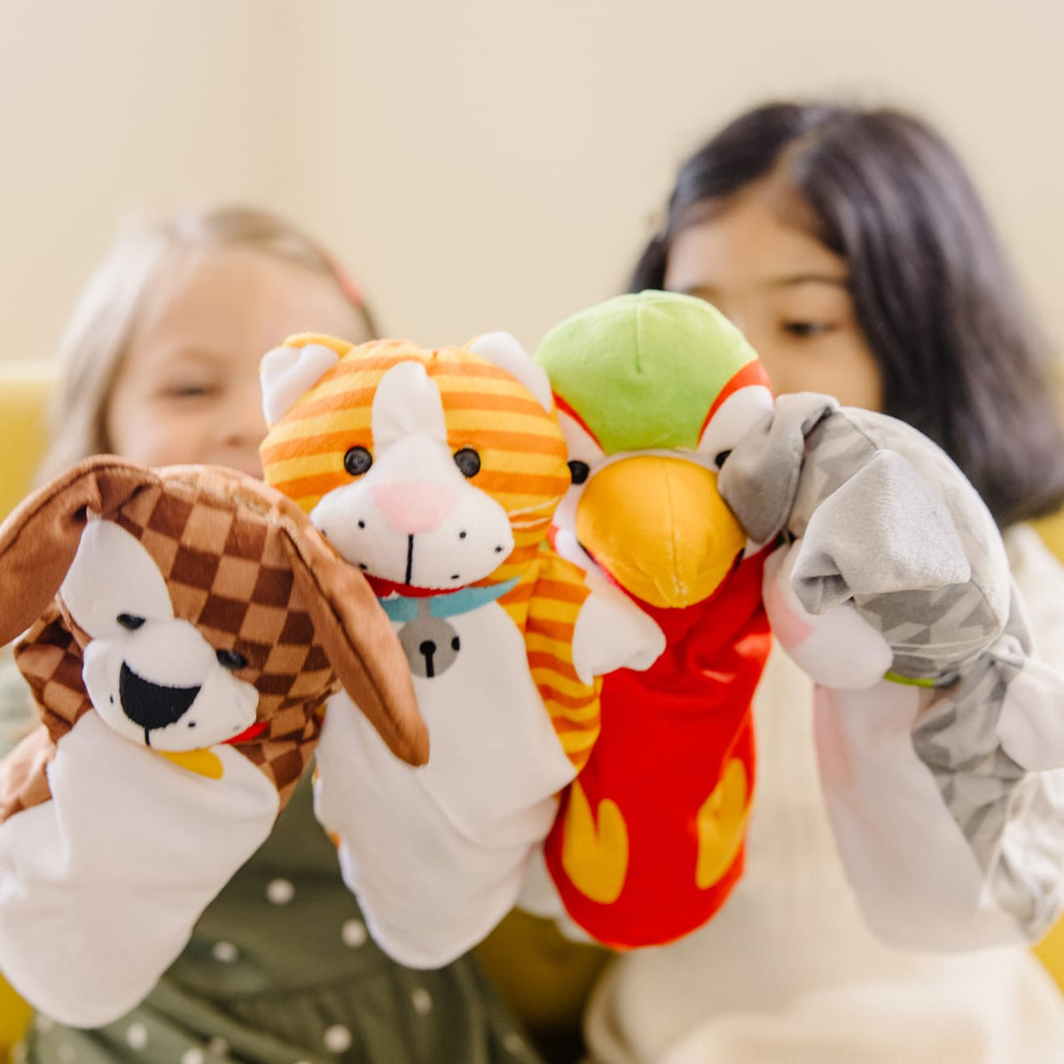 Educational Playful Pets Hand Puppets