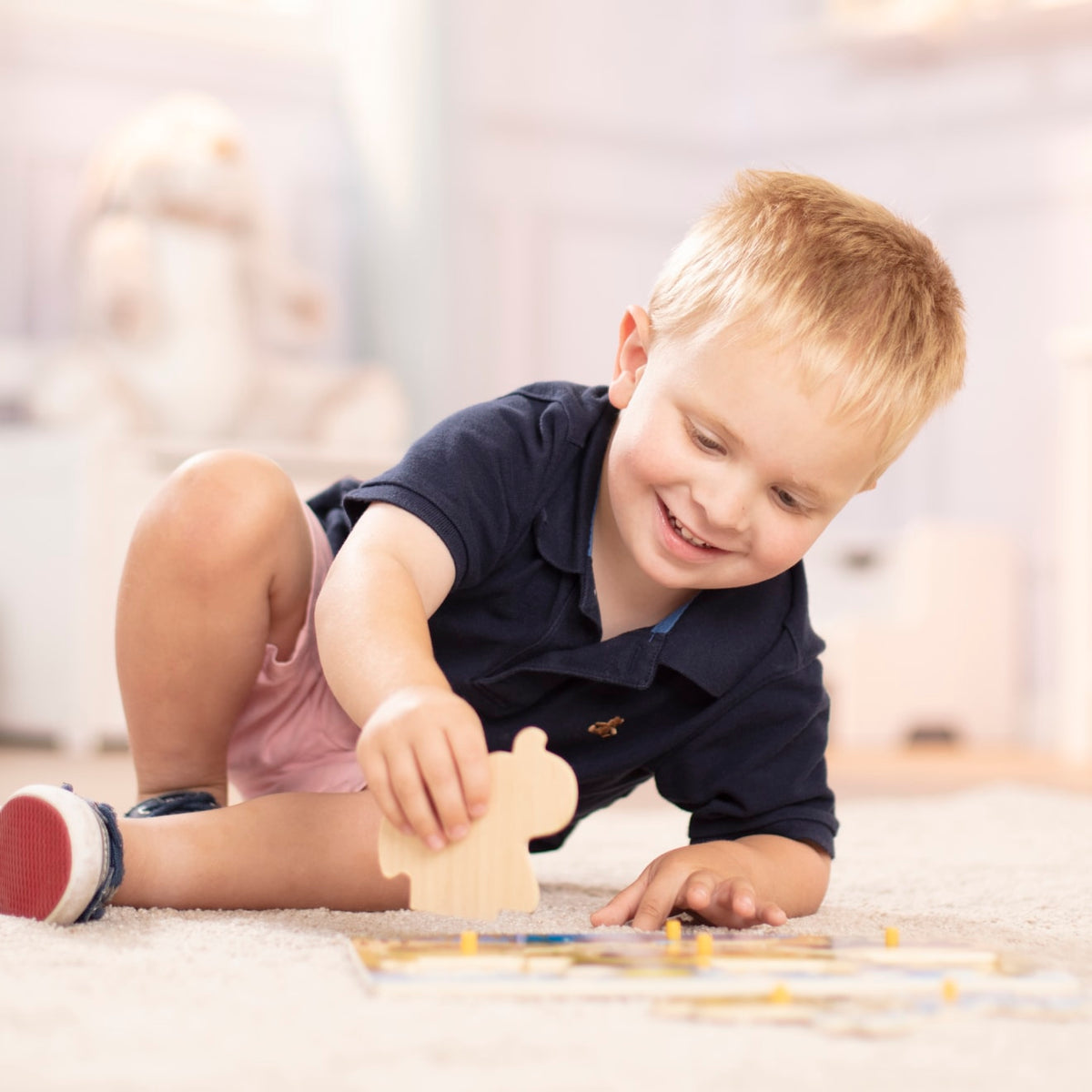 Educational Safari Peg Puzzle - 7 Pieces