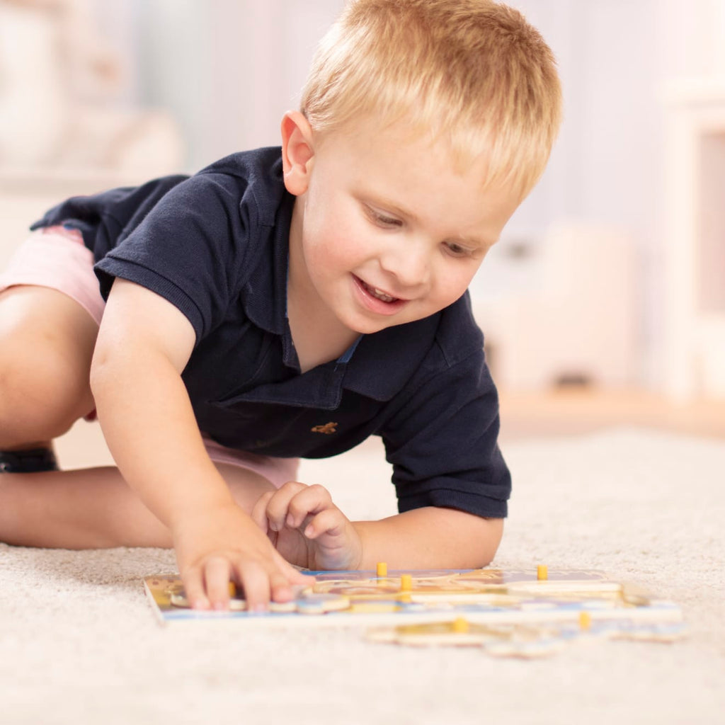Educational Safari Peg Puzzle - 7 Pieces