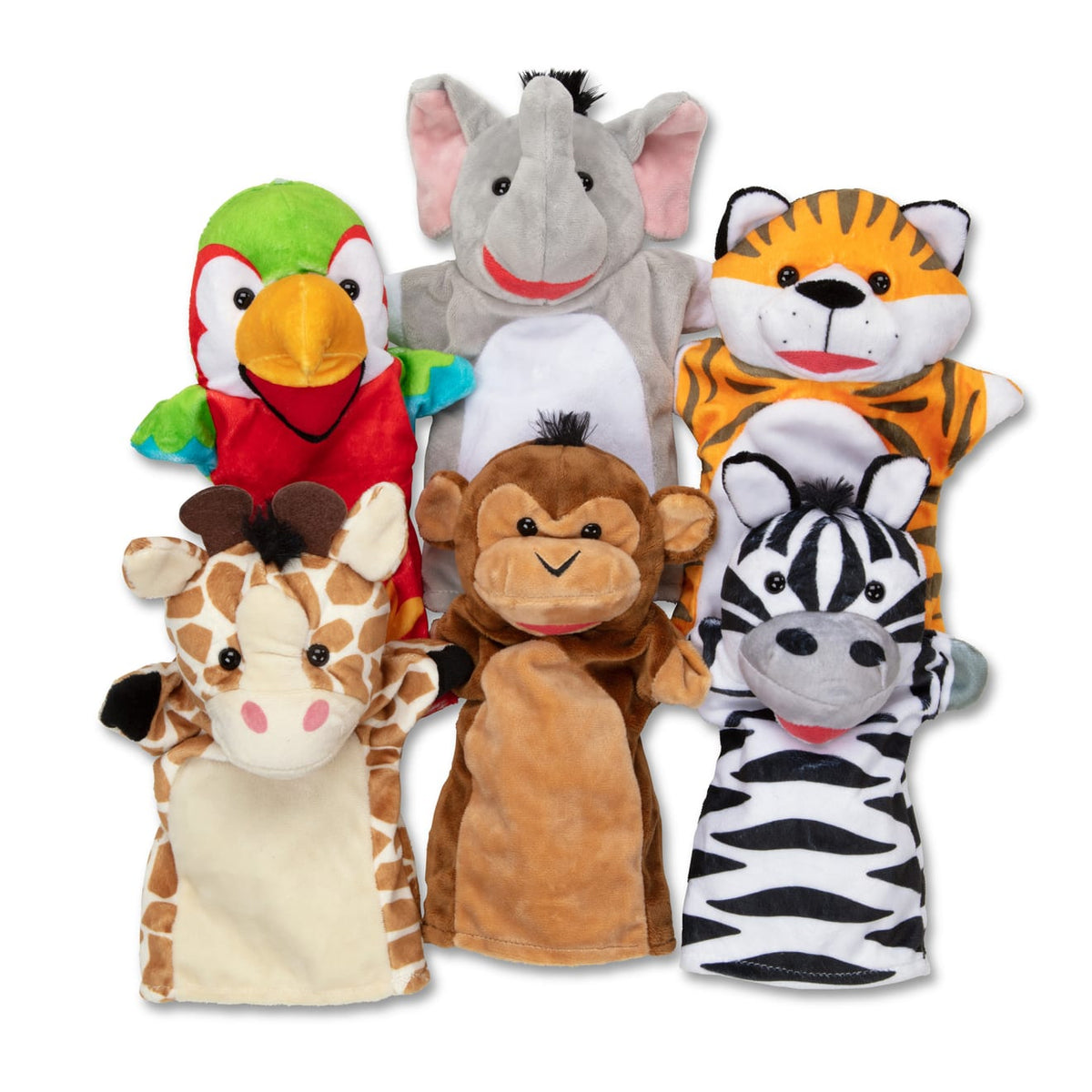 Educational Safari Buddies Hand Puppets