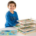 Educational Wire Puzzle-Storage Rack