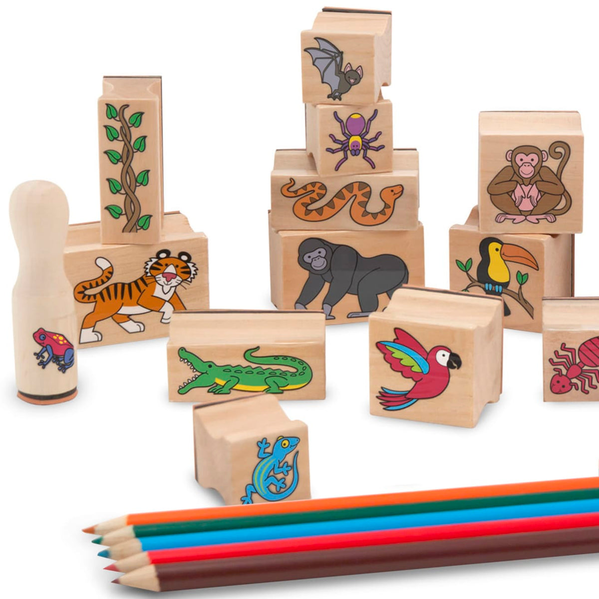 Educational Stamp-a-Scene Rain Forest