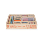 Educational Wooden Stamp Set - Vehicles