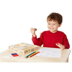 Educational Wooden Stamp Set - Vehicles