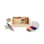 Educational Wooden Stamp Set - Vehicles