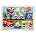 Educational Vehicles Jumbo Knob Puzzle - 8 pieces