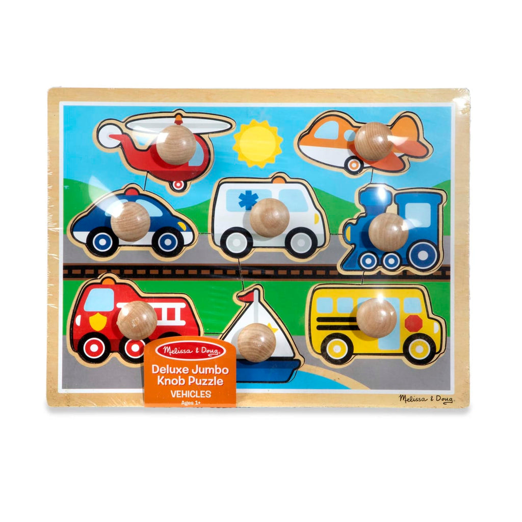 Educational Vehicles Jumbo Knob Puzzle - 8 pieces